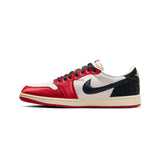 Air Jordan 1 Low OG x Trophy Room 'Rookie Card Away' Sail/Black/Varsity Red (2024)