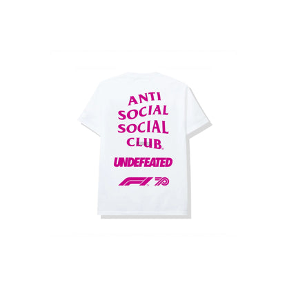 Anti Social Social Club UNDFTD X F1 Tee 'White' (2020)