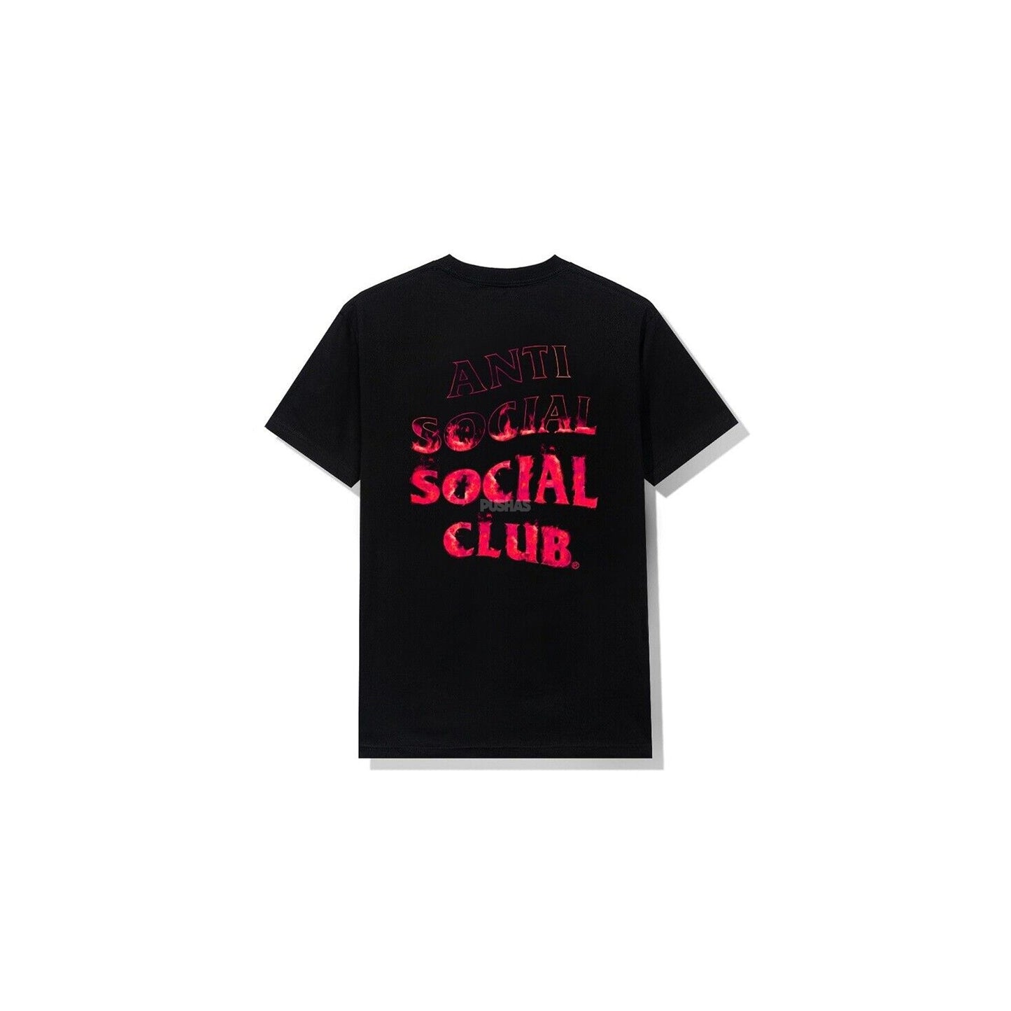 Anti Social Social Club A Fire Inside Pink Flame Tee 'Black'