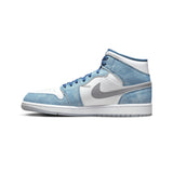 Air Jordan 1 Mid 'French Blue Fire Red' (2022)