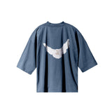 Yeezy Gap Engineered by Balenciaga Dove 3/4 Sleeve Tee 'Dark Blue'