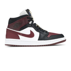 Air-Jordan-1-Mid-W-SE-‘Black-Dark-Beetroot’-side