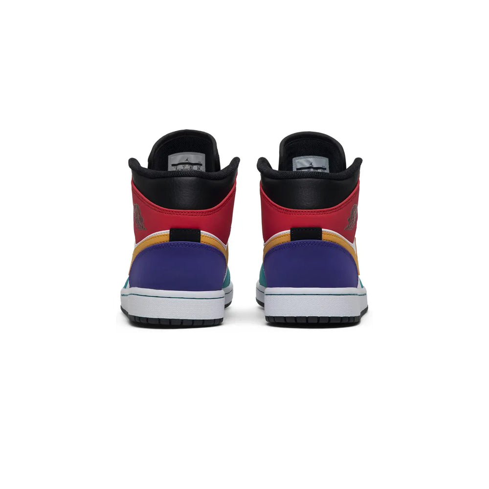 Air-Jordan-1-Mid-‘Bred-Multi-Colour’-(New)-back