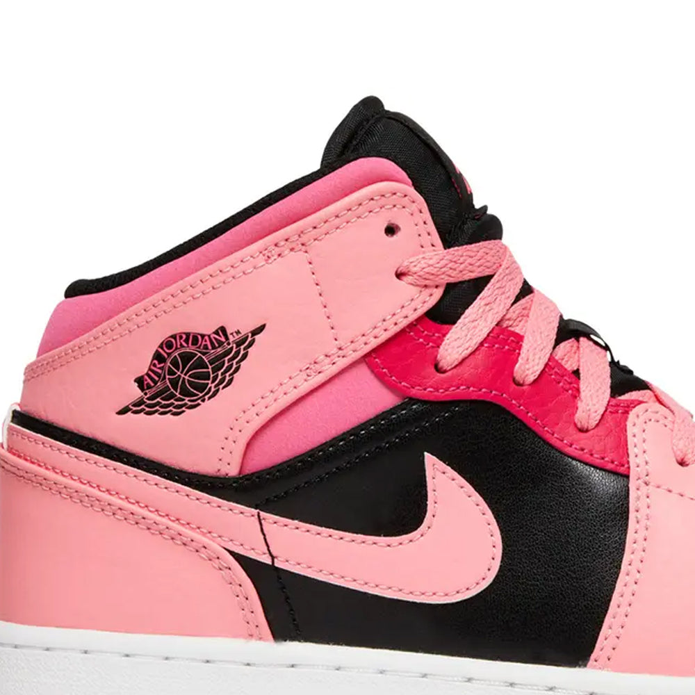 Air-Jordan-1-Mid-‘Coral-Chalk’-GS-(2021)-side-close-up