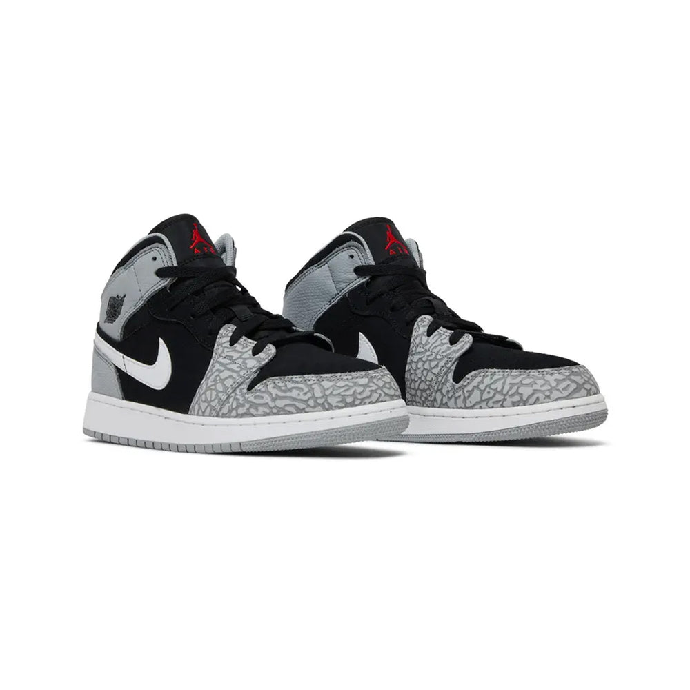 Air-Jordan-1-Mid-‘Elephant-Print’-GS-(2022)-front-side