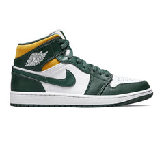 Air-Jordan-1-Mid-‘Green-&-Gold’-side