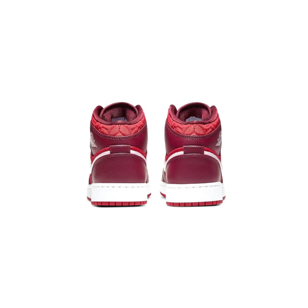 Air-Jordan-1-Mid-‘Red-Quilt’-GS-back