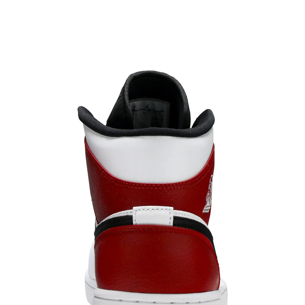 Air-Jordan-1-Mid-‘White-Black-Gym-Red’-(2019)-back-close-up