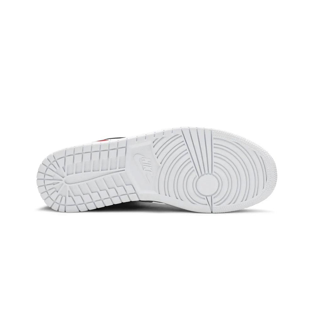 Air-Jordan-1-Mid-‘White-Black-Gym-Red’-(2019)-sole