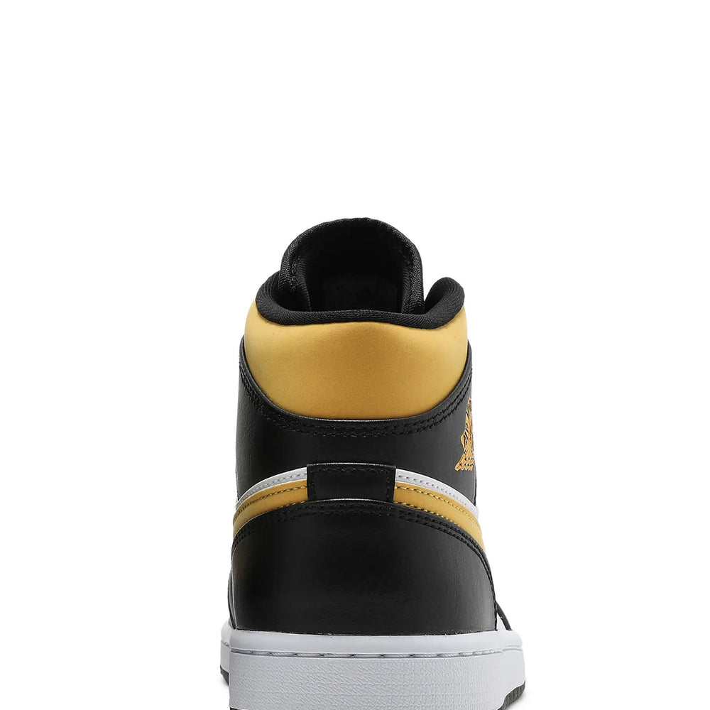 Air-Jordan-1-Mid-‘White-Pollen-Black’-back-close-up