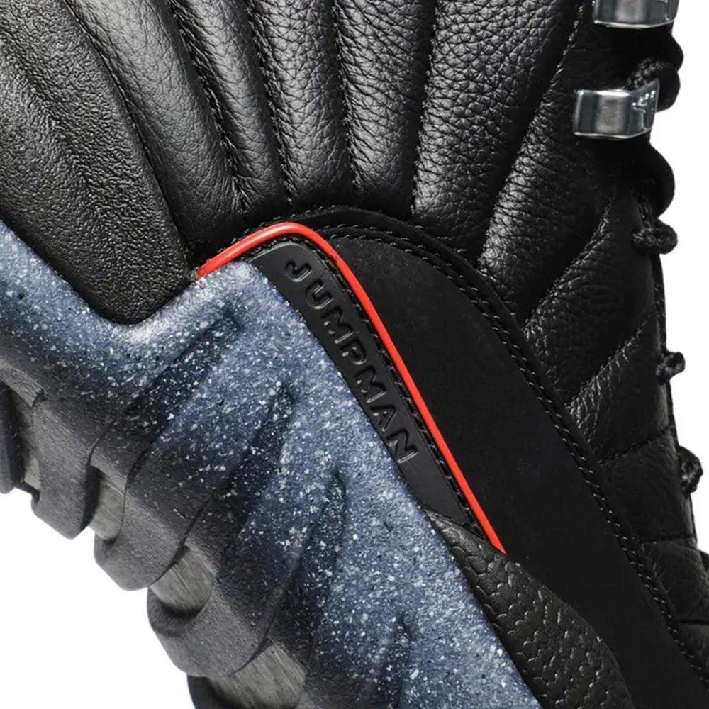 Air-Jordan-12-Utility-‘Grind’-detail-close-up
