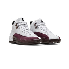 Air-Jordan-12-x-A-Ma-Maniere-‘Burgundy-White’-W-(2023)-front-side