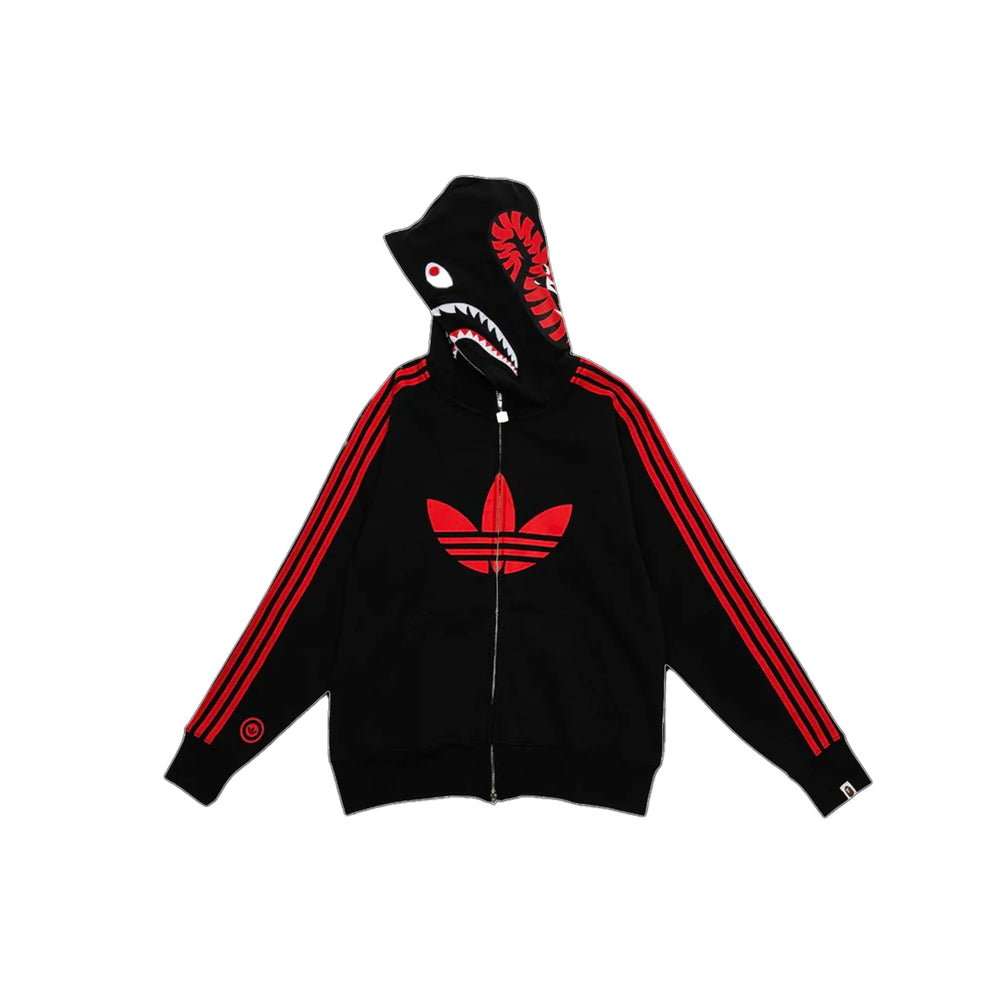 BAPE-x-adidas-Shark-Fleece-Full-Zip-Hoodie-‘Black’-(2025)-2