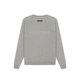 ESSENTIALS Pull Over Crewneck 'Dark Heather Oatmeal' SS21