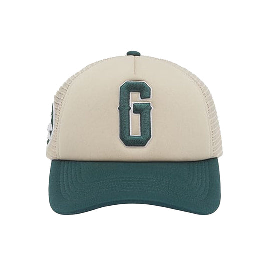 Geedup-G-Trucker-Hat-‘Beige-/-Green’-(2025)-1