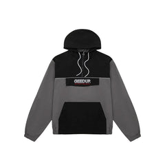 Geedup-Sportsman-QTR-ZIP-Anorak-‘Black-/-Grey’-1