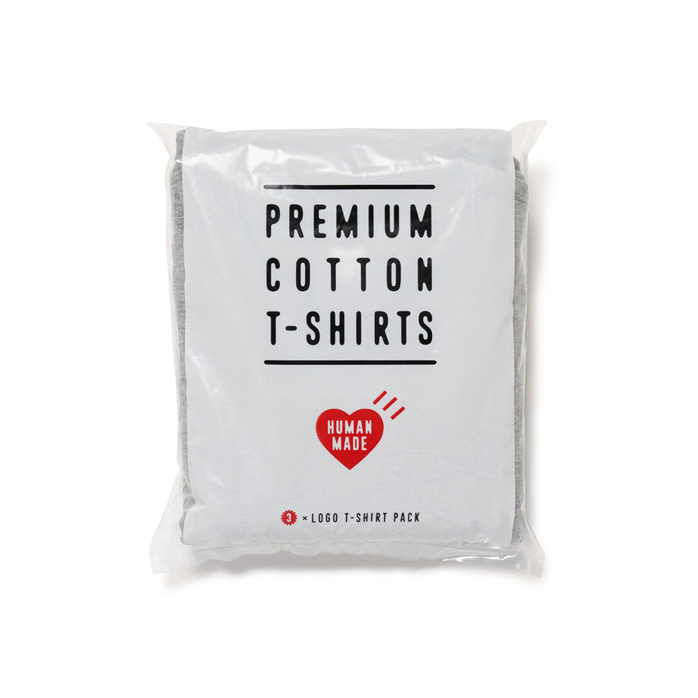 Human-Made-T-Shirt-(3-Pack)-‘White’-(2024)-