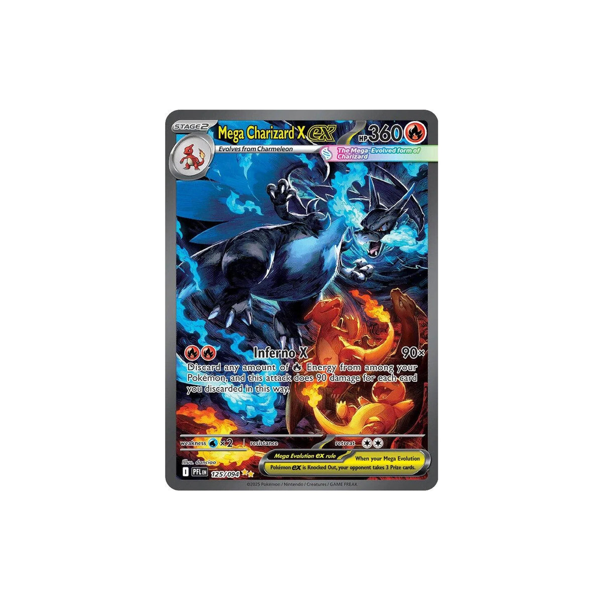 PSA-graded Pokémon TCG Phantasmal Flames Mega Charizard X ex Special Illustration Rare slab, listed on PUSHAS