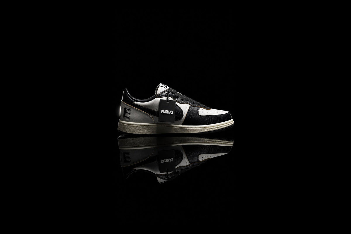 Nike Terminator Low PRM 'Black Croc' photographed by PUSHAS