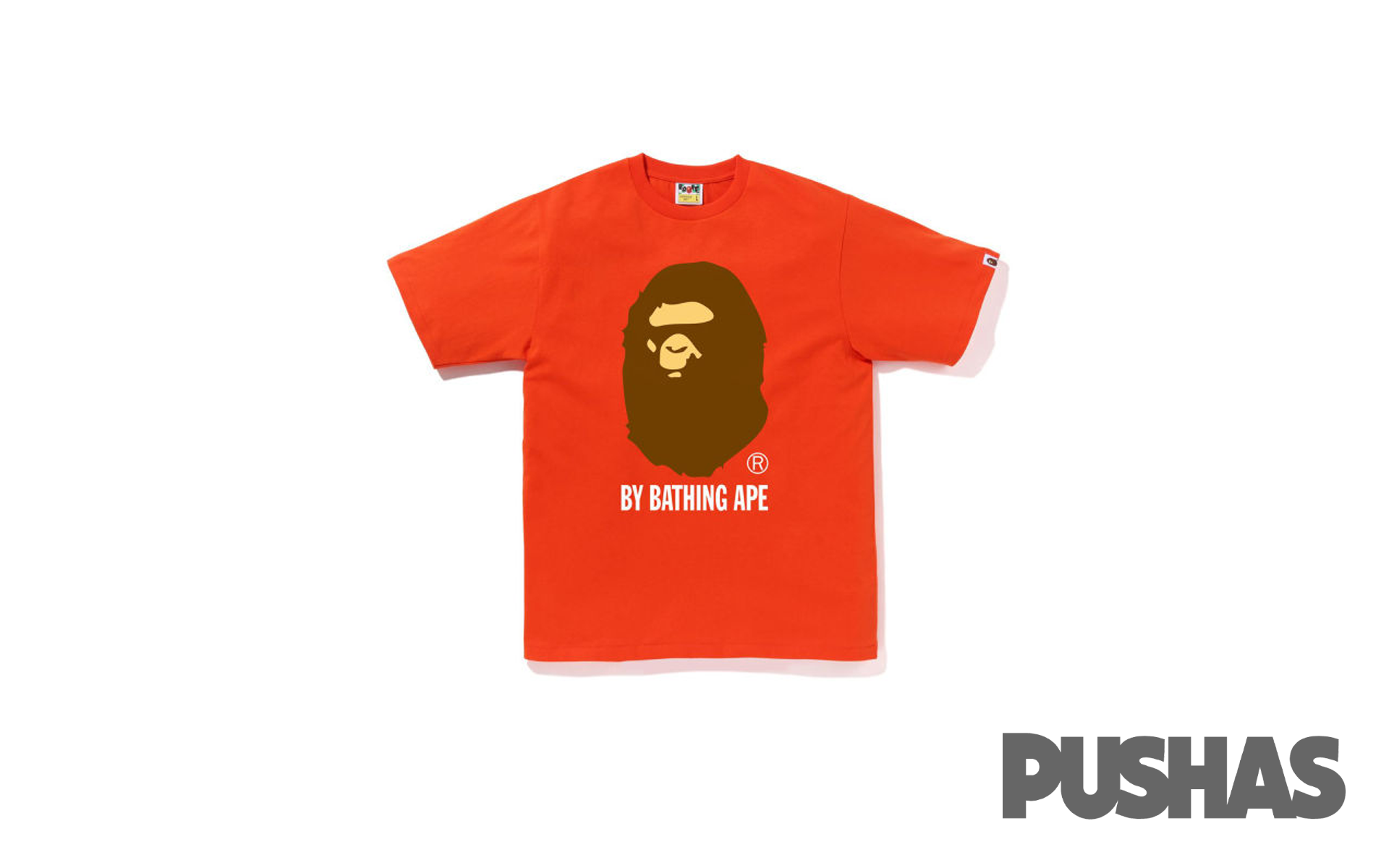 Bape-By-A-Bathing-Ape-Tee-Orange