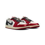 Air Jordan 1 Low OG x Trophy Room 'Rookie Card Away' Sail/Black/Varsity Red (2024)