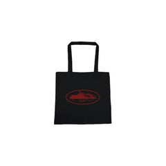 Corteiz Tote Bag 'Black Red'