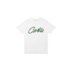 Corteiz Green Dollar Tee 'White'