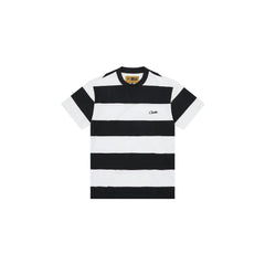 Corteiz Striped Tee 'Black'