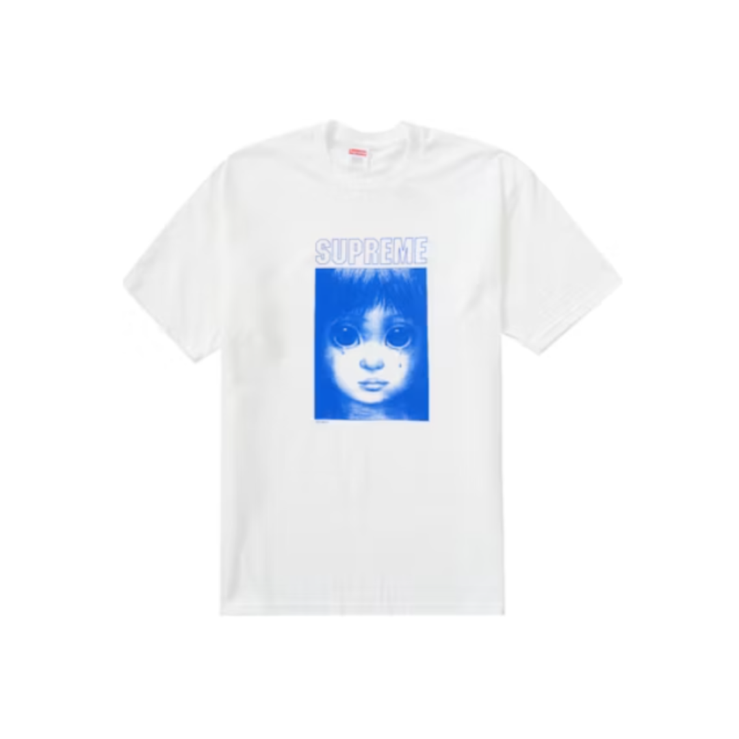 Supreme-Margaret-Keane-Teardrop-Tee-White-2024