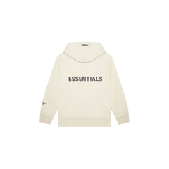 Fear of God Essentials Full Zip Up Hoodie Applique Logo 'Buttercream' (2020)