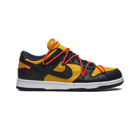 Dunk Low x Off-White - University Gold Midnight Navy (New)