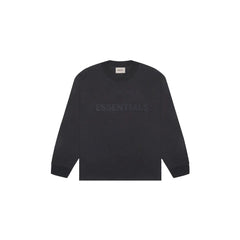 Fear of God Essentials Boxy Long Sleeve T-Shirt Applique Logo 'Dark Slate/Stretch Limo/Black' (2020)