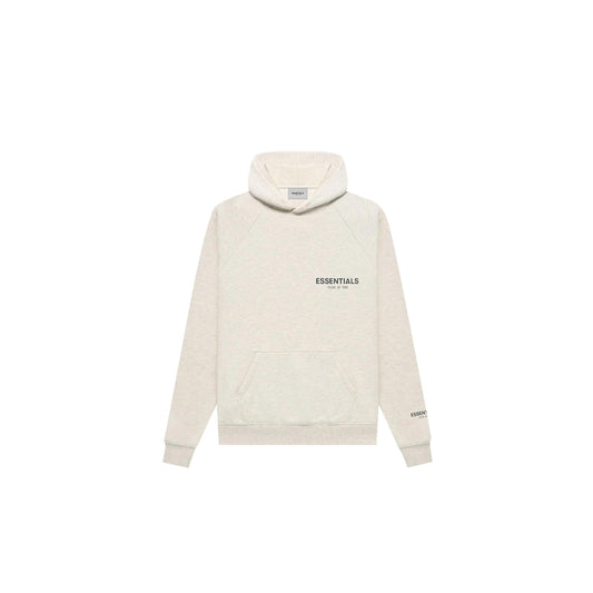 Fear of God Essentials Pullover Hoodie 'Light Heather Oatmeal' (2021)