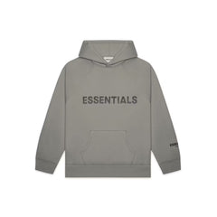 Fear of God Essentials Applique Logo Pullover Hoodie 'Cement' (2021)