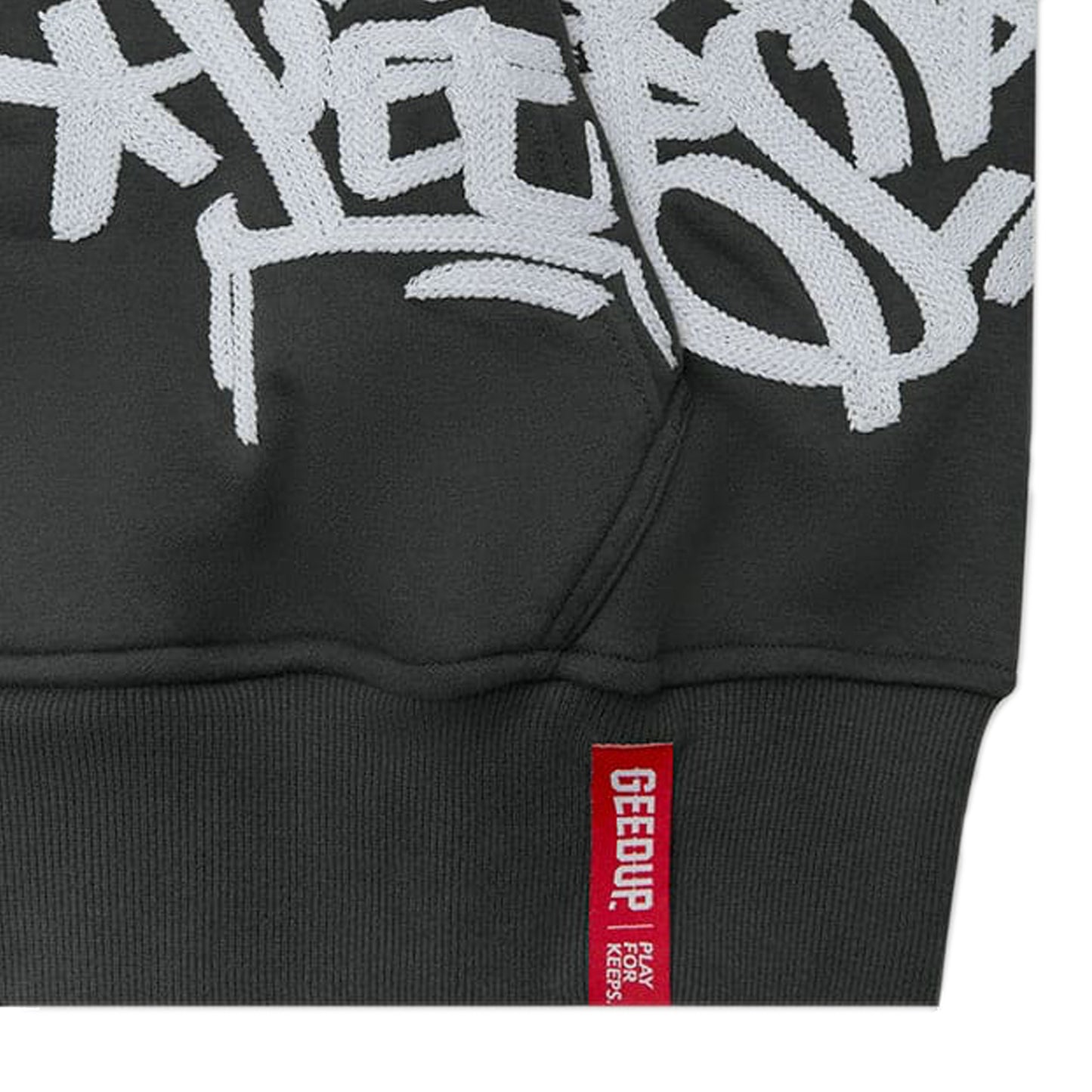 Geedup Multi-Logo Zip Jacket 'Charcoal / White'