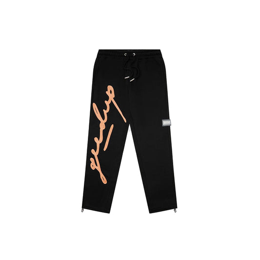 Geedup Signature Trackpants 'Black / Peach' (2024)