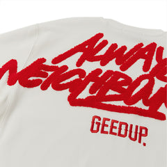 Geedup Always Neighbourhood Crewneck 'White / Red' (2024)