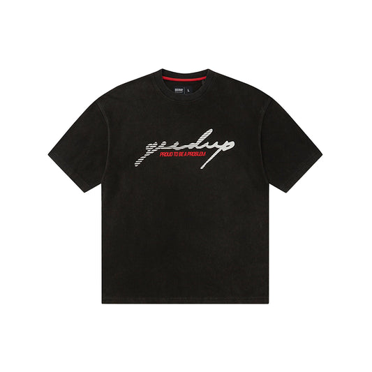 Geedup Proud To Be A Problem Nascar T-Shirt 'Black / Red' (2024)