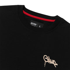 Geedup Handstyle EMB T-Shirt 'Black / Pink' (2024)