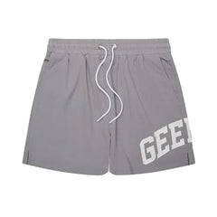 Geedup Team Logo Swim Shorts 'Grey White'