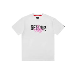 Geedup Play For Keeps Graff Tee 'White Pink'