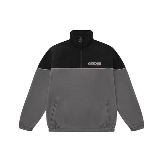 Geedup Sportsman Fleece Jacket 'Grey / Black'