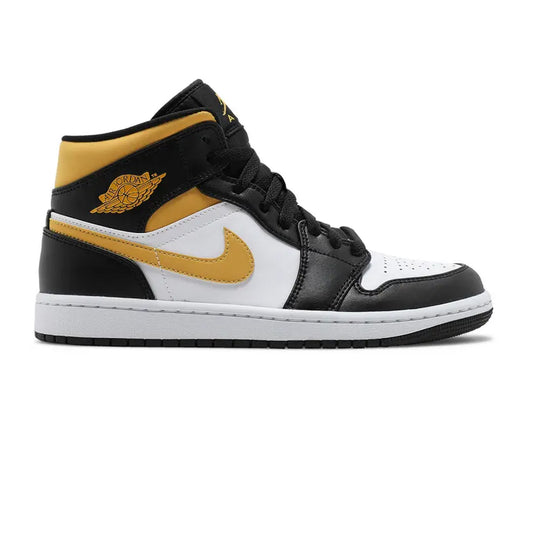 [Refurbished] Air Jordan 1 Mid 'White Pollen Black'