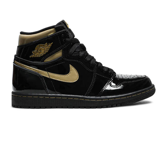 Air-Jordan-1-High-‘Black-Metallic-Gold’-side