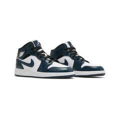 Air-Jordan-1-Mid-‘Armory-Navy’-GS-front-side