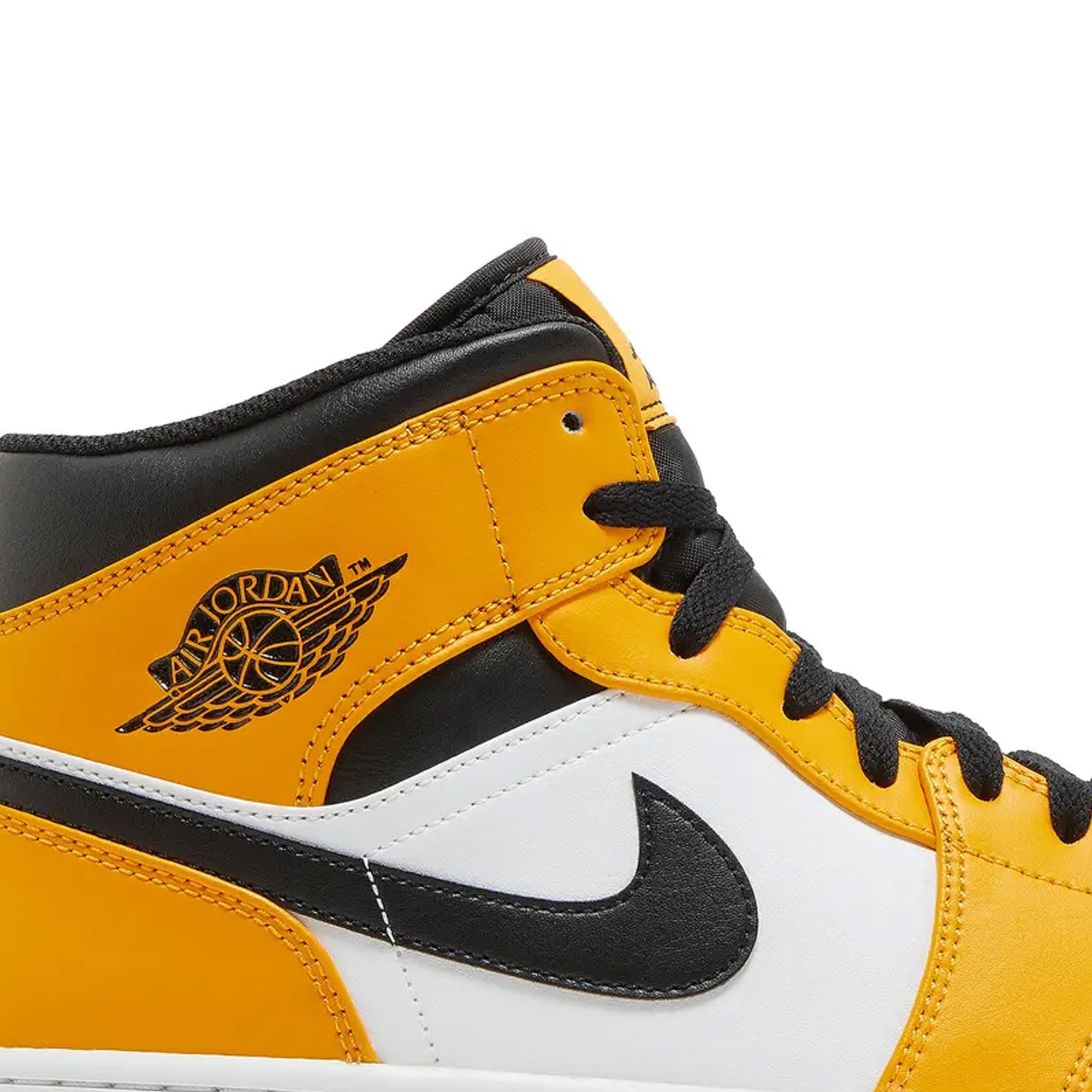 Air-Jordan-1-Mid-‘Yellow-Black-White’-(2022)-side-close-up