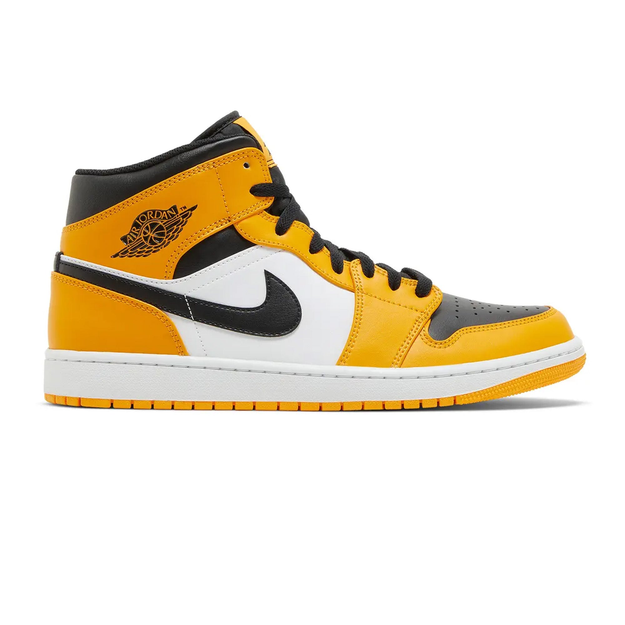 Air-Jordan-1-Mid-‘Yellow-Black-White’-(2022)-side