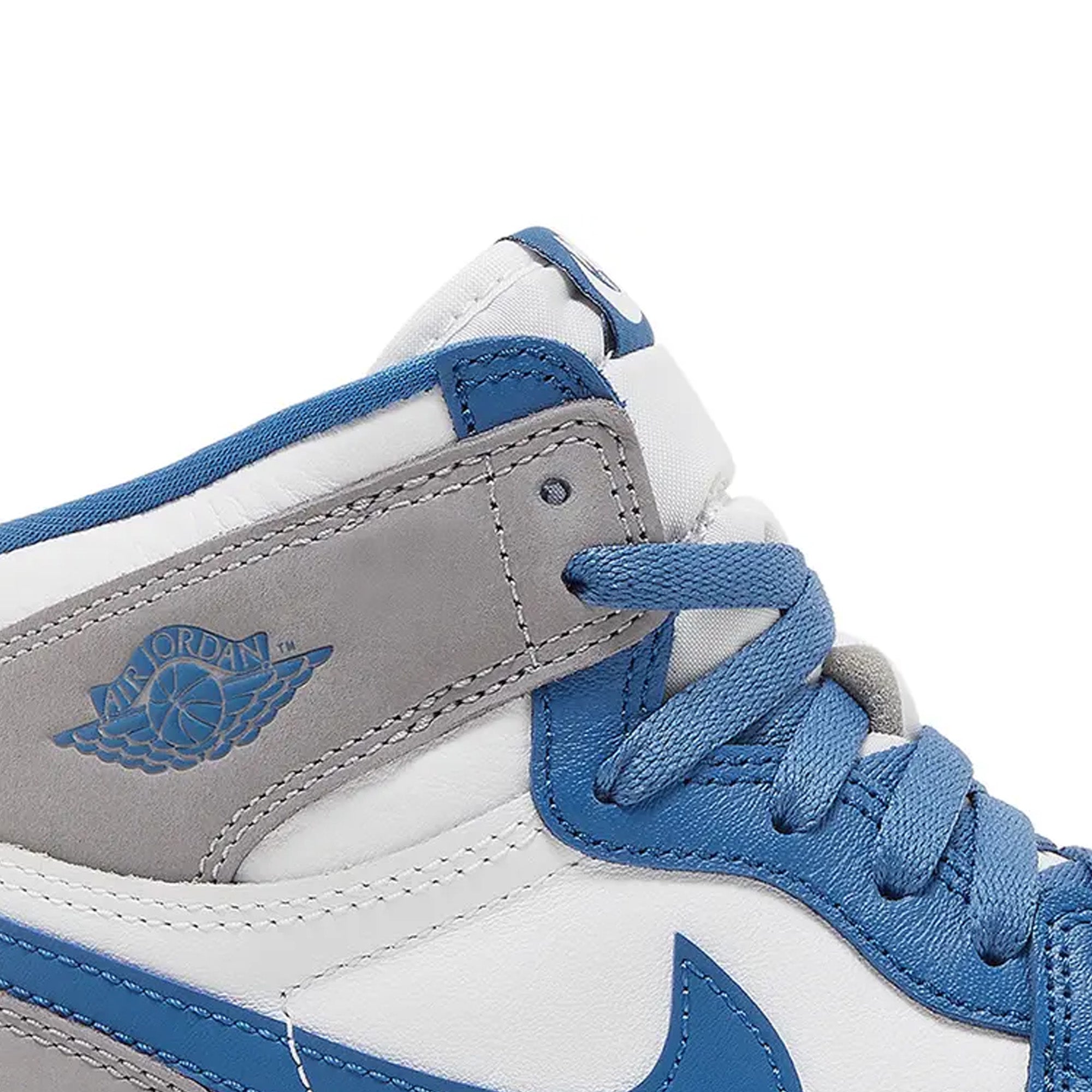 Air-Jordan-1-Retro-High-OG-‘True-Blue’-GS-(2023)-side-close-up