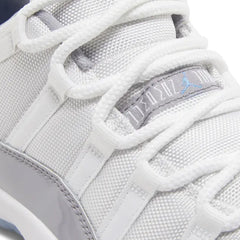 Air-Jordan-11-Retro-Low-‘Cement-Grey’-(2023)-laces-close-up