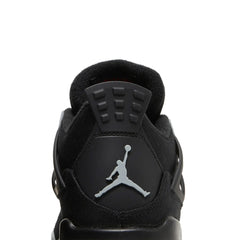 Air-Jordan-4-‘Black-Canvas’-GS-(2022)-back-close-up